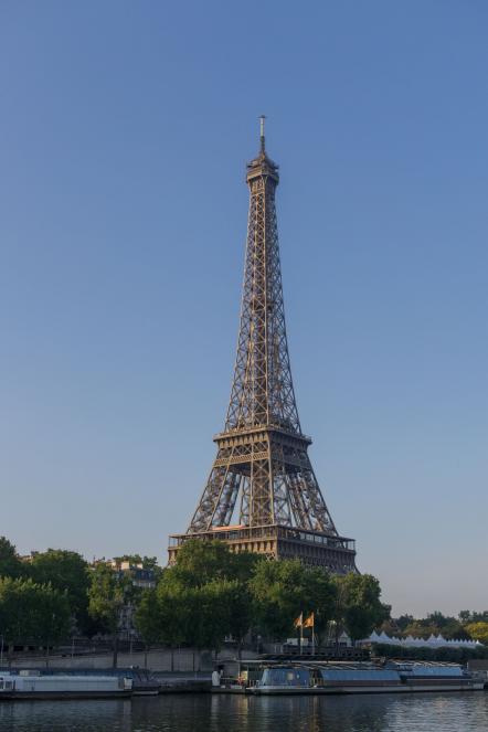 vue de la tour Eiffel du Port Debilly