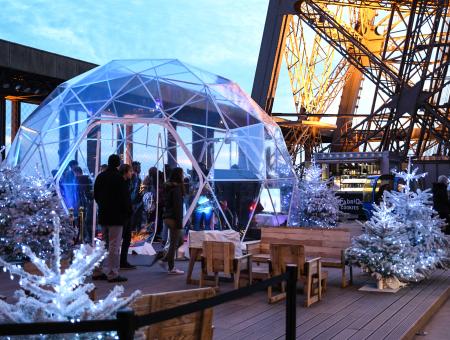 Terrasse hiver tour eiffel