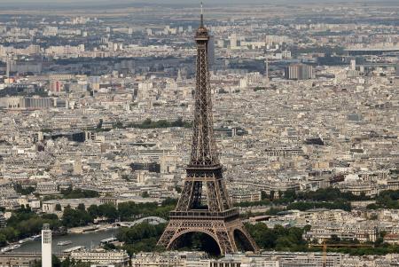 vue panoramique sur la Tour Eiffel