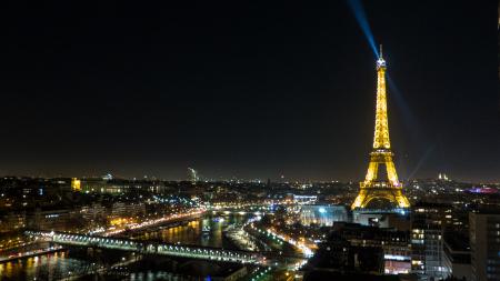 Vue panoramique tour eiffel
