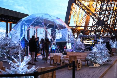 Terrasse hiver tour eiffel